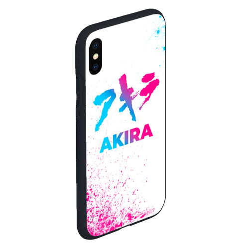 Чехол для iPhone XS Max матовый Akira neon gradient style - фото 3