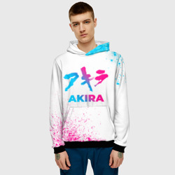 Мужская толстовка 3D Akira neon gradient style - фото 2