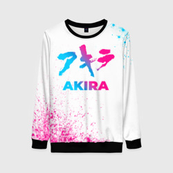 Женский свитшот 3D Akira neon gradient style