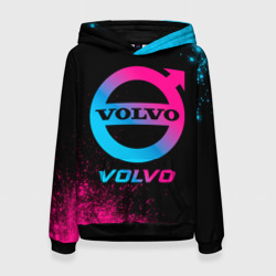 Женская толстовка 3D Volvo - neon gradient