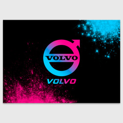 Поздравительная открытка Volvo - neon gradient