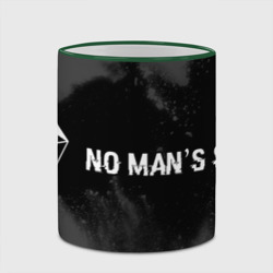 Кружка с полной запечаткой No Man's Sky glitch на темном фоне: надпись и символ - фото 2
