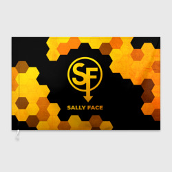 Флаг 3D Sally Face - gold gradient