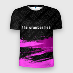 Мужская футболка 3D Slim The Cranberries rock Legends: символ сверху