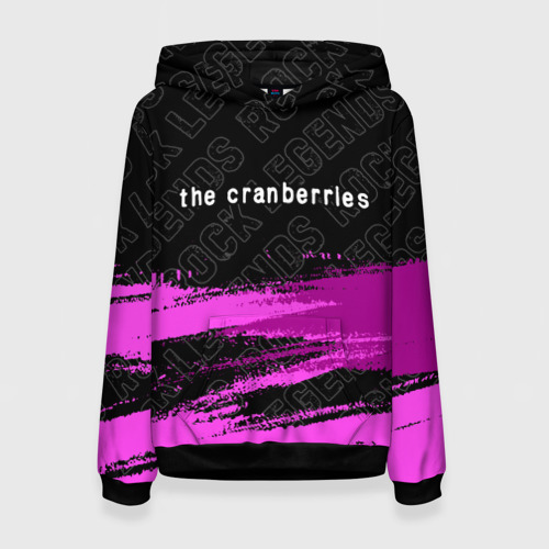 Женская толстовка 3D The Cranberries rock Legends: символ сверху, цвет 3D печать