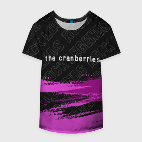 Накидка на куртку 3D The Cranberries rock Legends: символ сверху, цвет 3D печать - фото 4