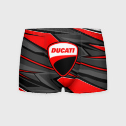 Мужские трусы 3D Ducati - red stripes