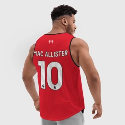 Мужская спортивная майка 3D Макаллистер Ливерпуль форма 23-24 домашняя - фото 2