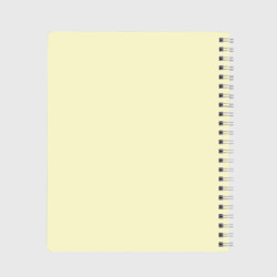 Тетрадь с принтом Notebook zom 100 для любого человека, вид сзади №1. Цвет основы: точка