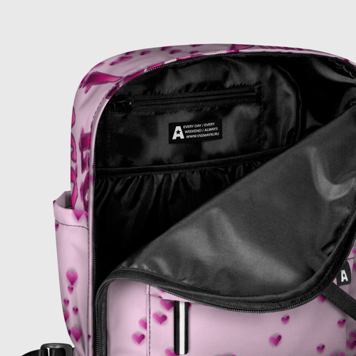 Женский рюкзак 3D с принтом Я люблю тебя паттерн, фото #5