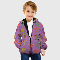 Детская куртка 3D Разноцветные морские черепахи - фото 2