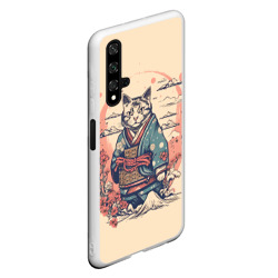Чехол для Honor 20 Кот-самурай - фото 2