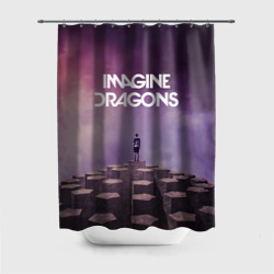 Штора 3D для ванной Imagine Dragons обложка альбома Night Visions