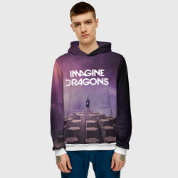 Мужская толстовка 3D Imagine Dragons обложка альбома Night Visions - фото 2