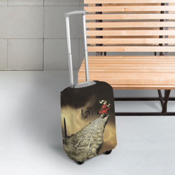 Чехол для чемодана 3D Korn обложка альбома Follow the Leader - фото 2