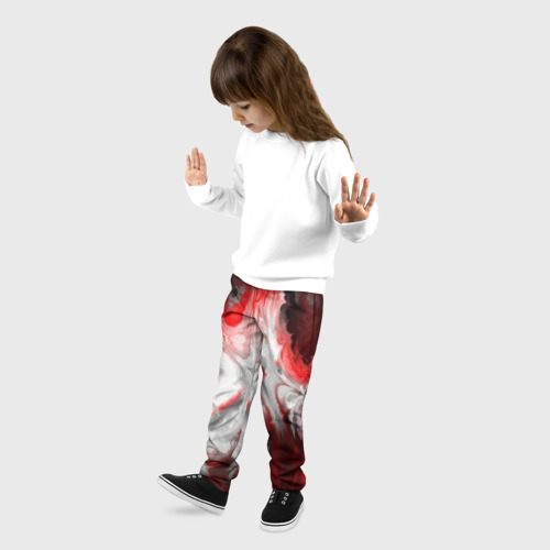 Детские брюки 3D с принтом 50 оттенков абстракции, фото на моделе #1