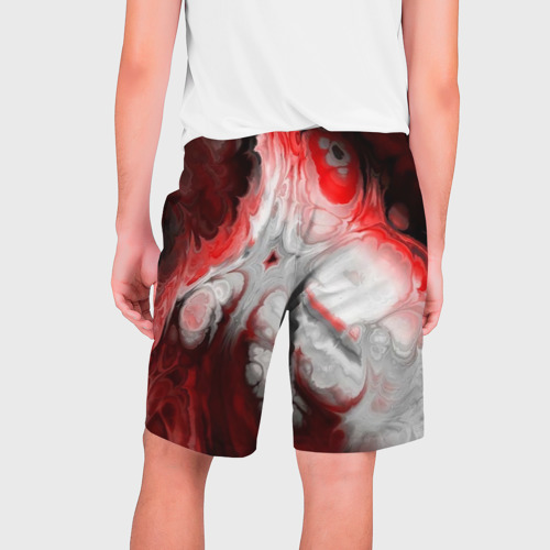 Мужские шорты 3D с принтом 50 оттенков абстракции, вид сзади #1