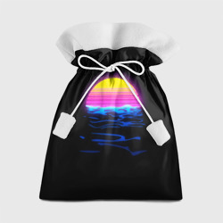 Подарочный 3D мешок Неоновый закат - гранж