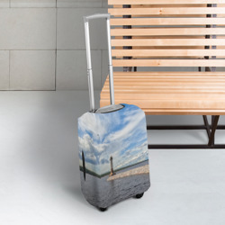Чехол для чемодана 3D Маяк на Ладоге - фото 2