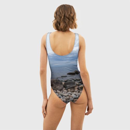 Женский купальник 3D Ладожское озеро, цвет 3D печать - фото 4