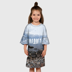 Детское платье 3D Ладожское озеро - фото 2