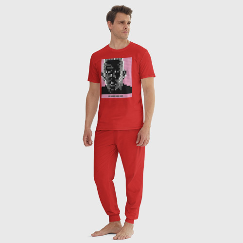 Мужская пижама хлопок Лего Тайлер, цвет красный - фото 5