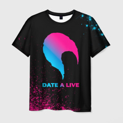 Мужская футболка 3D Date A Live - neon gradient