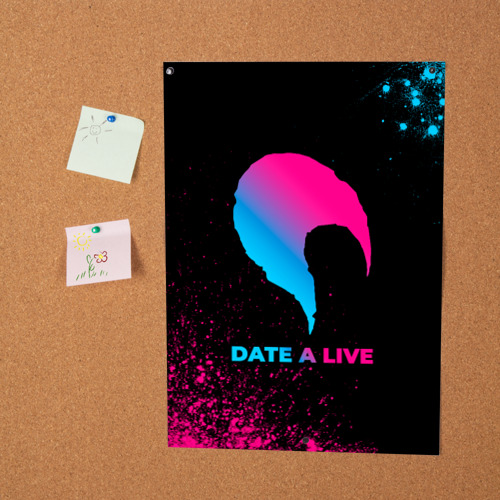 Постер Date A Live - neon gradient - фото 2