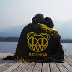 Плед 3D Radiohead - gold gradient - фото 2