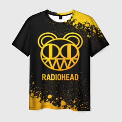 Radiohead - gold gradient – Мужская футболка 3D с принтом купить со скидкой в -26%