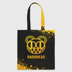 Шоппер 3D Radiohead - gold gradient