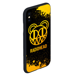 Чехол для iPhone XS Max матовый Radiohead - gold gradient - фото 2