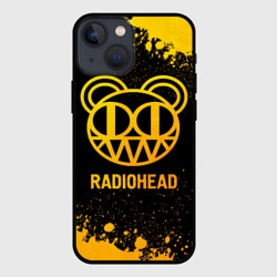 Чехол для iPhone 13 mini Radiohead - gold gradient