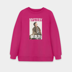 Женский свитшот oversize без начеса хлопок Flower of Evil: Mystery