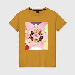 Astro team – Женская футболка хлопок с принтом купить со скидкой в -20%