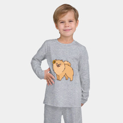 Детская пижама с лонгсливом хлопок Милая собачка Шпиц - фото 2