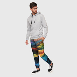 Мужские брюки 3D Цифровая природа - фото 2
