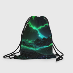 Рюкзак-мешок 3D Цифровая флора
