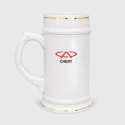 Кружка пивная Chery Logo