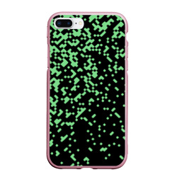 Чехол для iPhone 7Plus/8 Plus матовый Green pixel