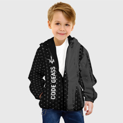 Детская куртка 3D Code Geass glitch на темном фоне: по-вертикали - фото 2