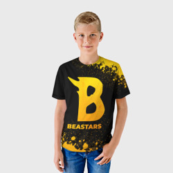 Детская футболка 3D Beastars - gold gradient - фото 2