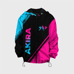 Детская куртка 3D Akira - neon gradient: надпись, символ