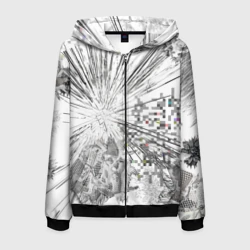 Мужская толстовка 3D на молнии Техно