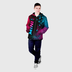 Мужская куртка 3D Mini - neon gradient: по-вертикали - фото 2