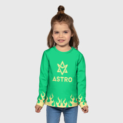 Детский лонгслив 3D Astro fire - фото 2
