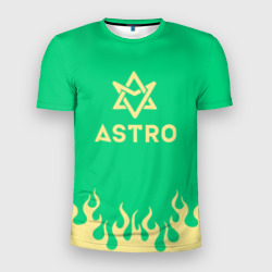 Мужская футболка 3D Slim Astro fire