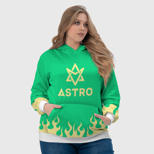 Женская толстовка 3D Astro fire, цвет 3D печать - фото 6