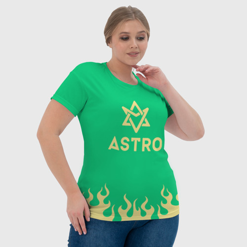 Женская футболка 3D Astro fire, цвет 3D печать - фото 6