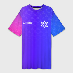 Платье-футболка 3D Astro pattern